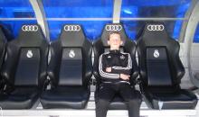 Ryan Stewart on Real Madrid's bench.JPG
